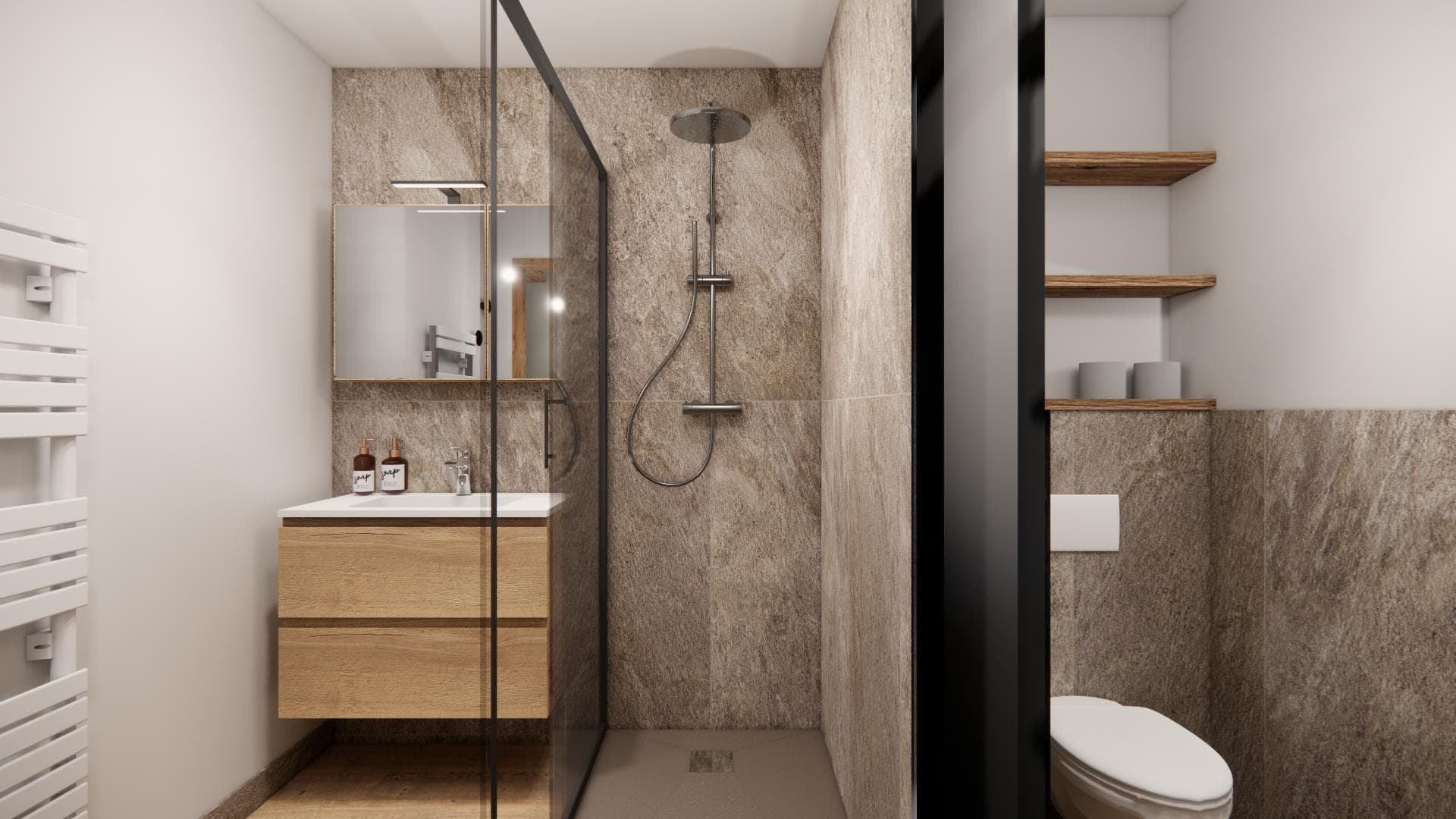 2 Badezimmer