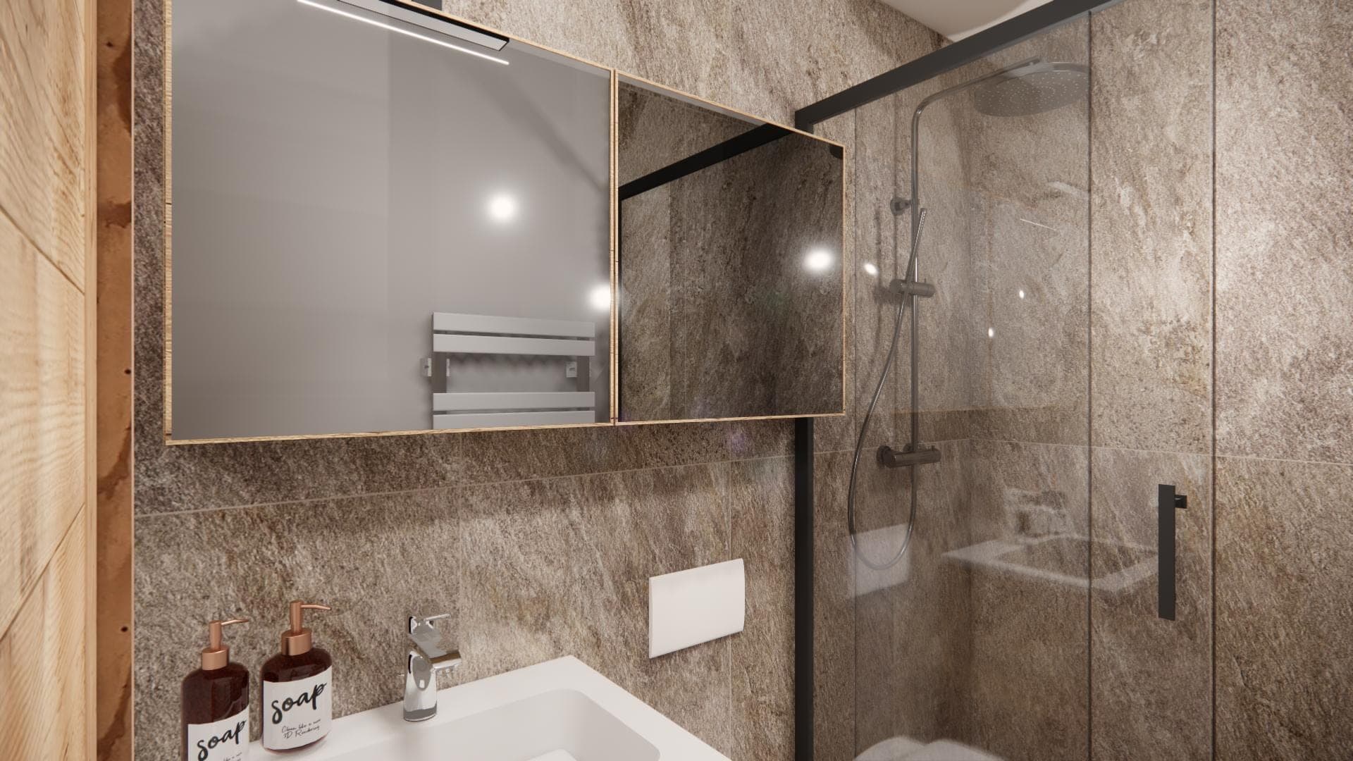 2 Badezimmer