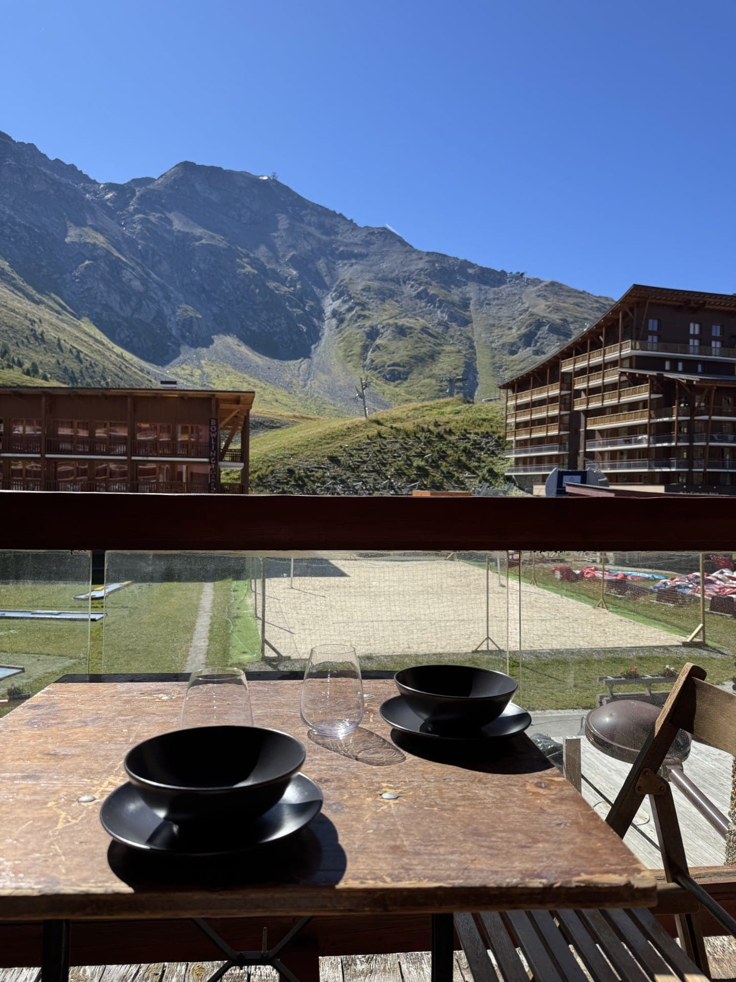 Vista desde el balcón (verano)